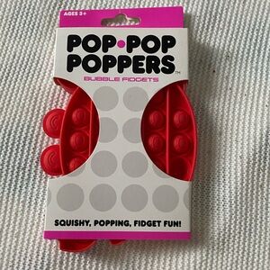 Target bullseye fidget popper